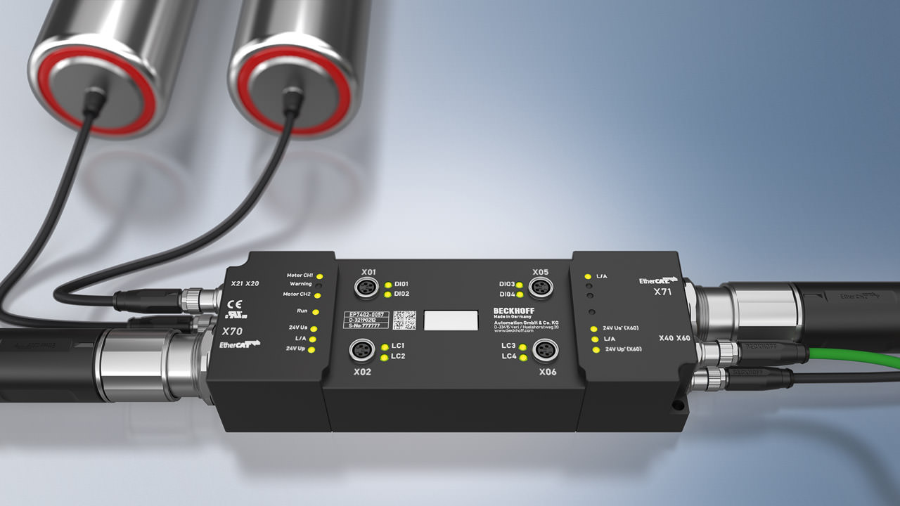 Beckhoff EtherCAT Box For Conveyor Control