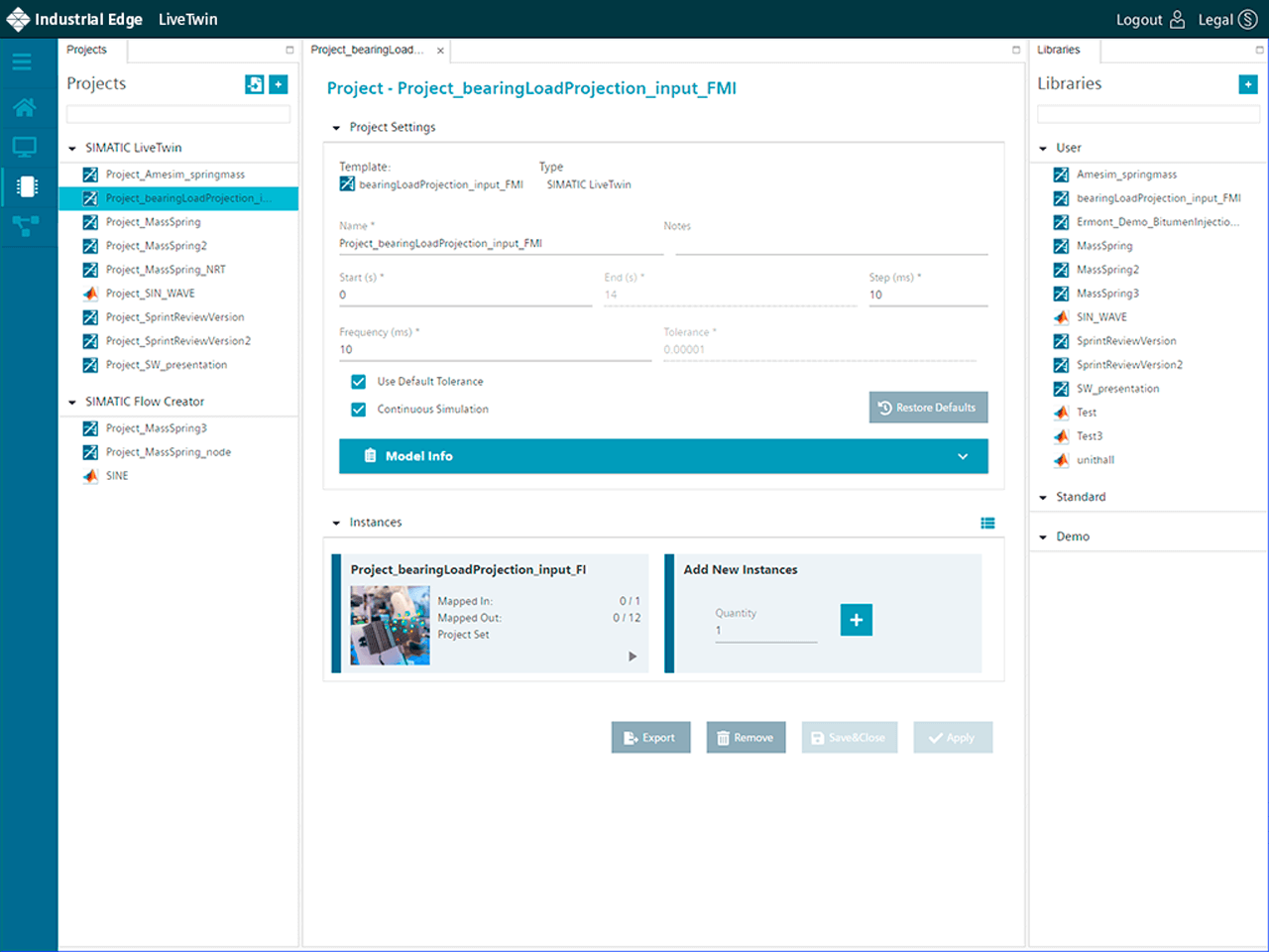 Machine builders can simulate proposed production changes prior to implementation.