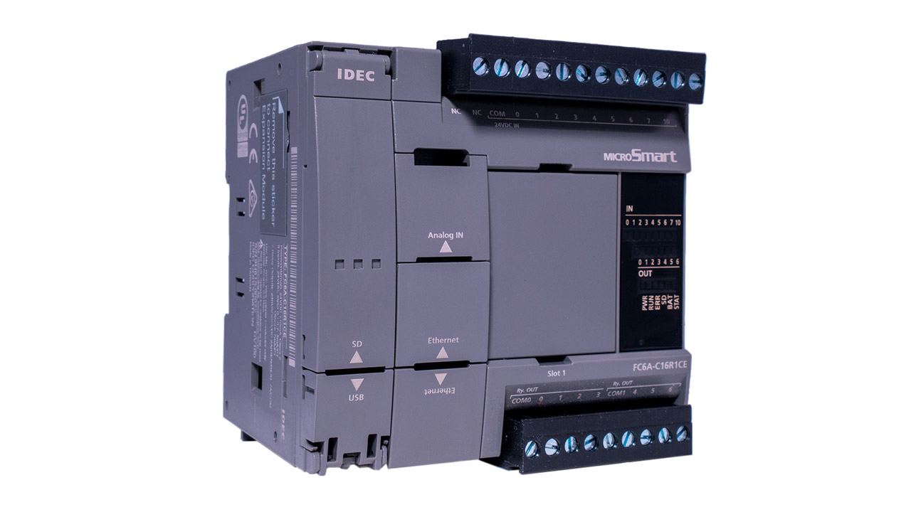 IDEC FC6A 12V DC IO Press Release FC6A C16