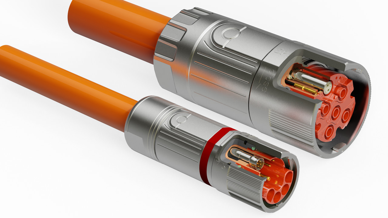 Connector and cable assemblies