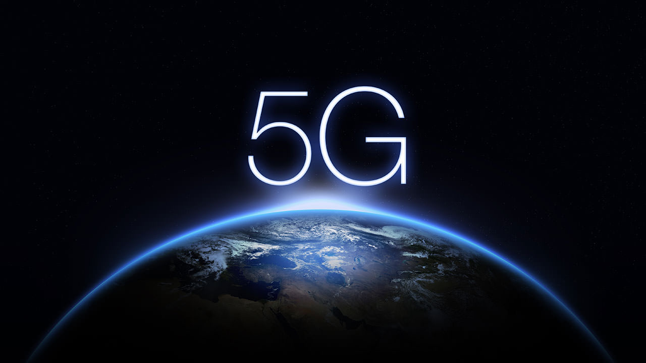 5G graphic Earth Background