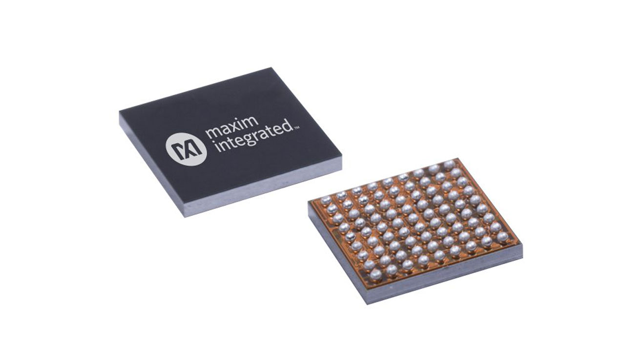 Dual-core processor with neural network accelerator from Maxim Integrated for use in battery-powered IoT devices