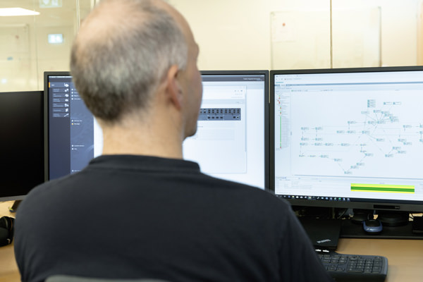 Using the Sinema Server network monitoring software, the staff at the Indre Arna facility can identify issues in the network and resolve them directly by themselves.