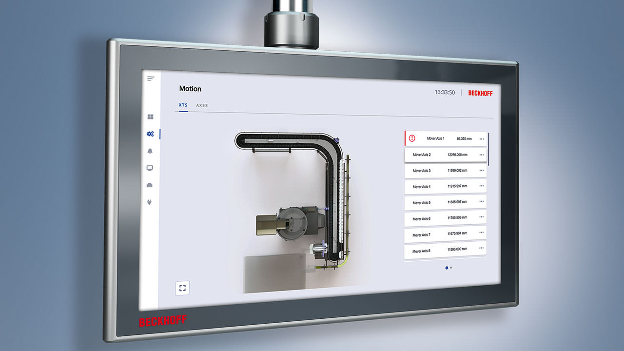 Beckhoff XTS HMI Control