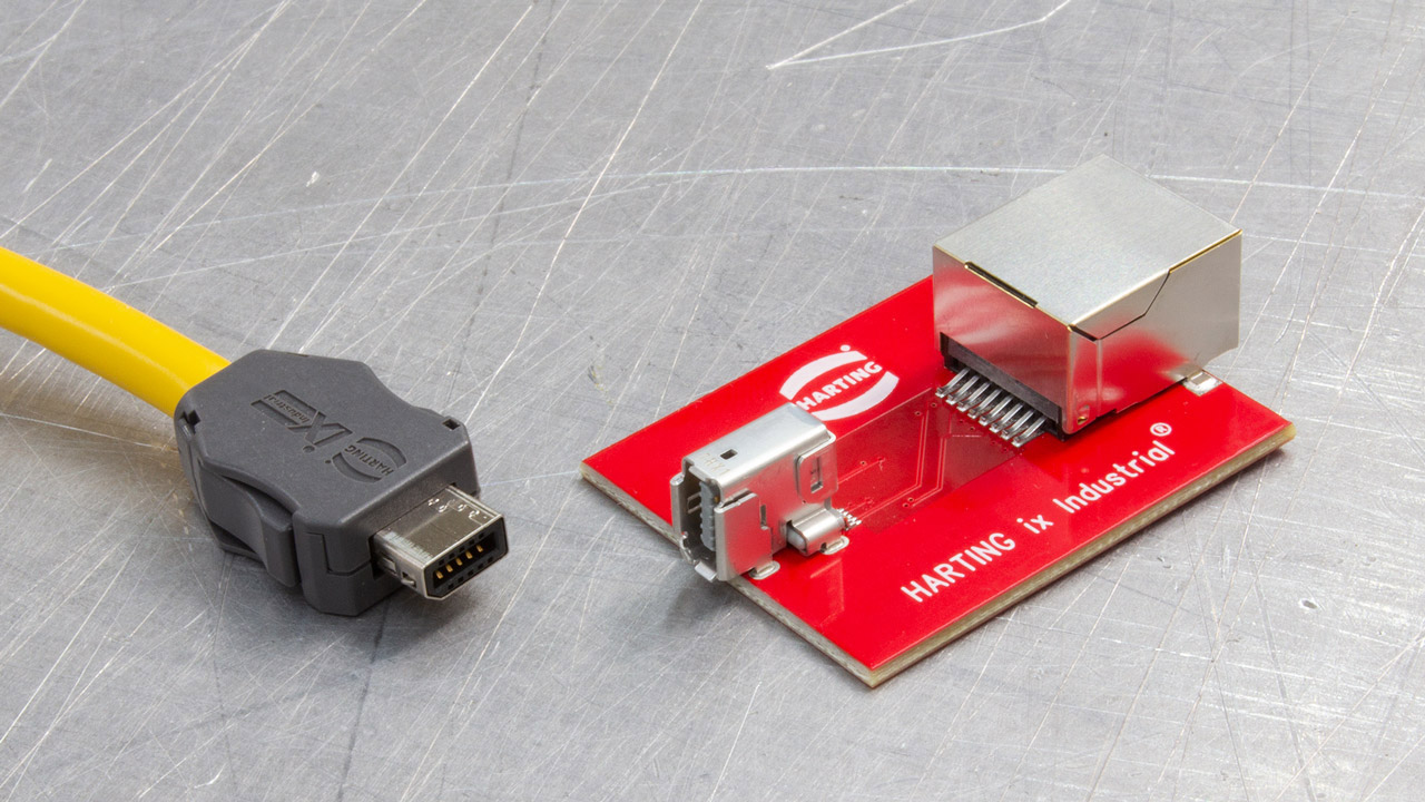 ix Industrial® - 70% smaller in device. Certified according to the new PROFINET directive since June 29, 2021.