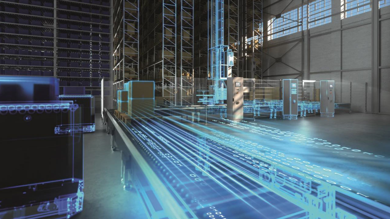 Using Digital Enterprise Portfolio for machine builders and plant operators along intralogistics value chain.