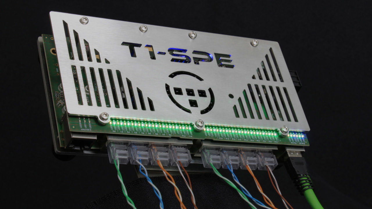 Single Pair Ethernet Evaluation Board With RJ45 Jacks