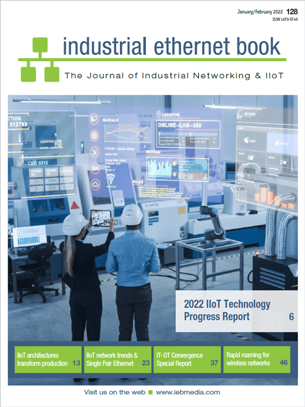 January/February 2022 Cover of Industrial Ethernet Book