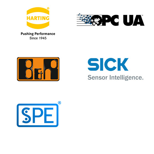 Harting, a specialist in connection technology, sensor manufacturer Sick and OPC UA expert B&R have thought ahead with regard to a possible future solution for networking robots with the cloud.