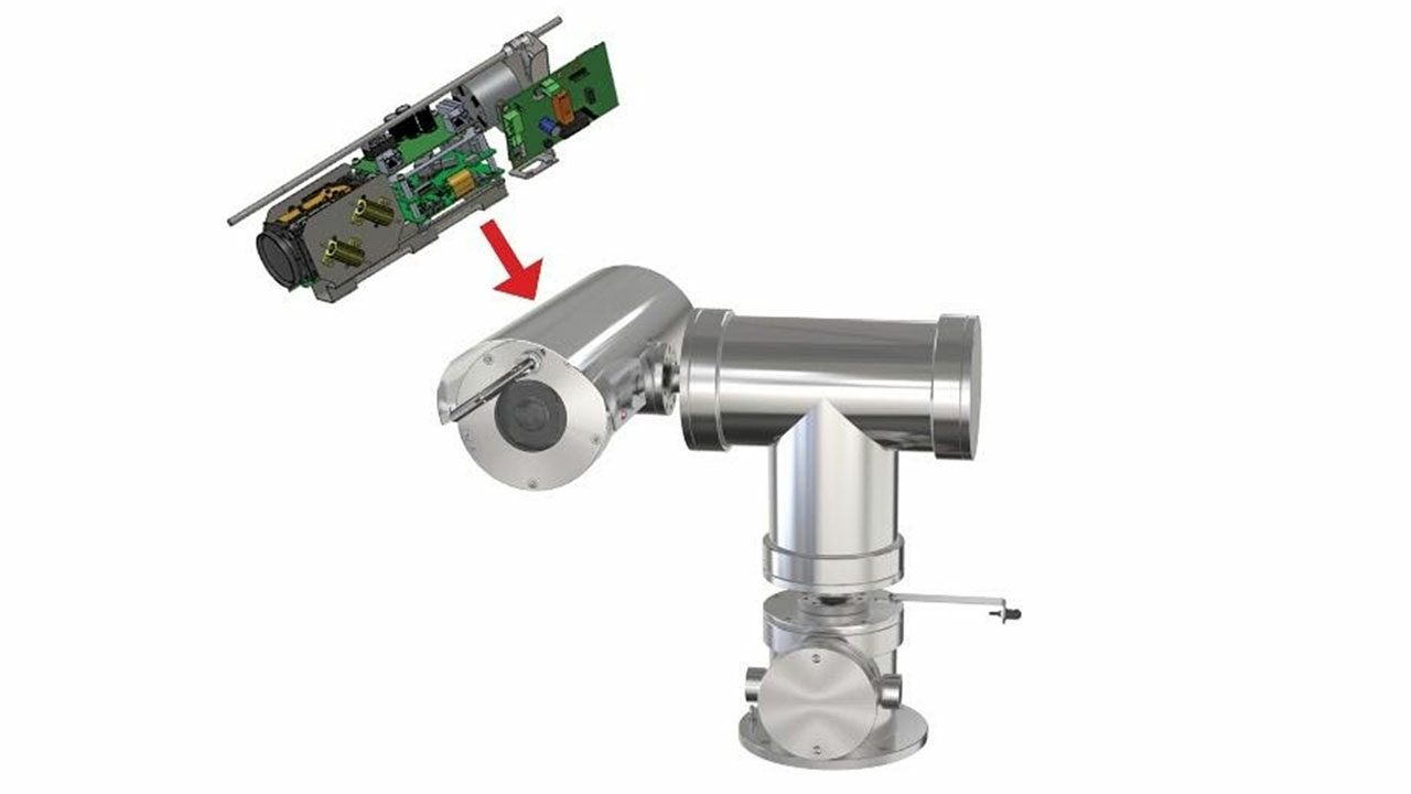 The PoE injector is inserted mid-span between a standard Ethernet switch and Ethernet powered device. The injector operates from 24 VAC/VDC and internally generates the 48 VDC PoE power for the powered device — eliminating grounded primary power concerns while providing isolated 15.4 W power output.