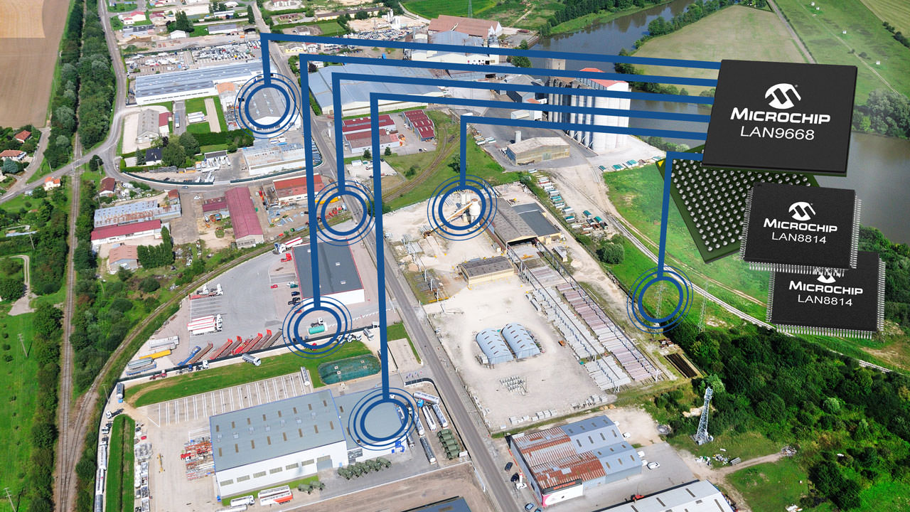 Microchip Industrial Ethernet Switches