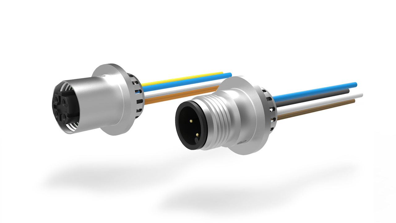 The specially slotted contour of the press-fit section allows significantly greater manufacturing tolerances and a more flexible press-fit section in the enclosure.