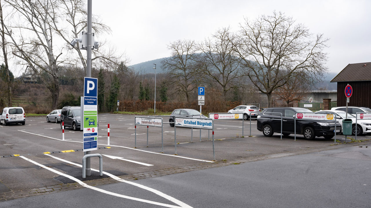 As of late, there are no more barriers at entrances to parking areas and garages.