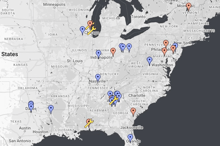 ALTA’s nationwide network serves up performance data on every unit and allows the team to track and manage necessary work orders.