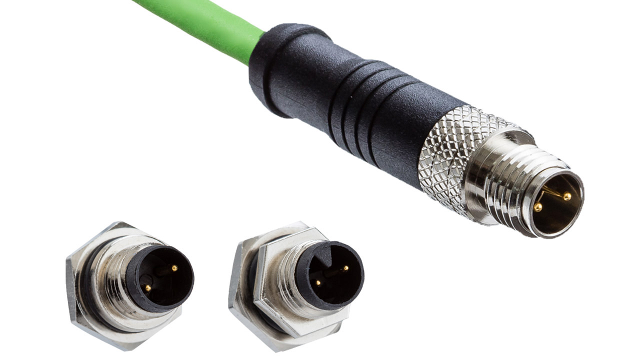 IP67 M8 Single Pair Ethernet connections