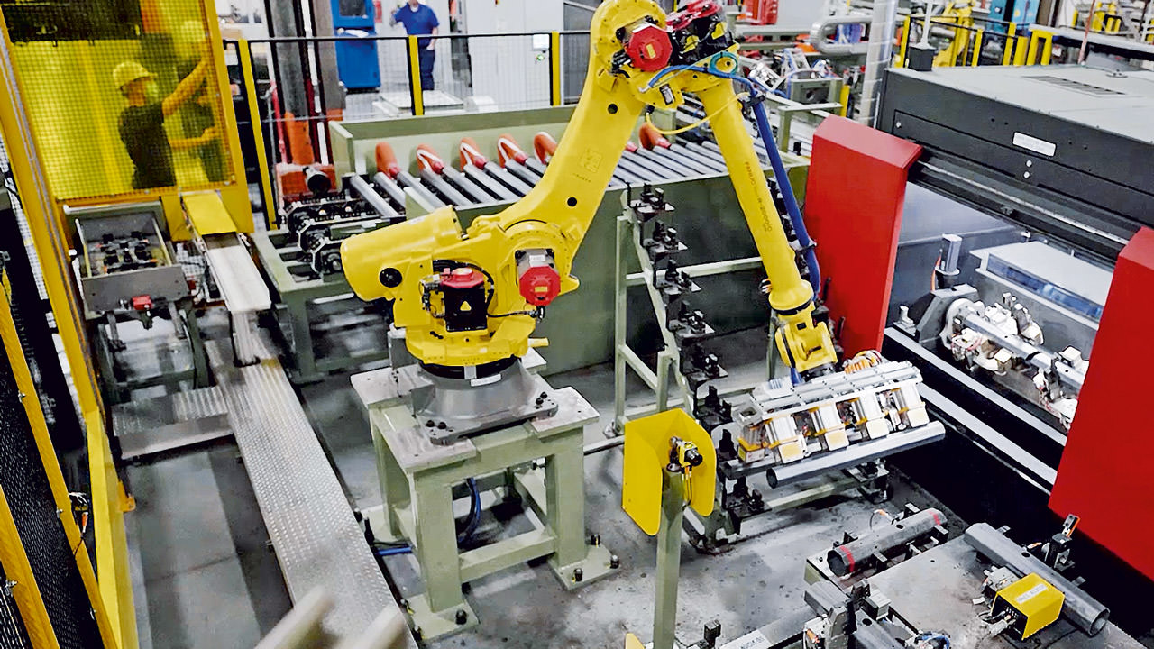 BOS deployed its L-MS laser cutting machine for a tier-1 automotive manufacturer while integrating automated loading, inspection and de-burr technology Picture: © BOS Innovations