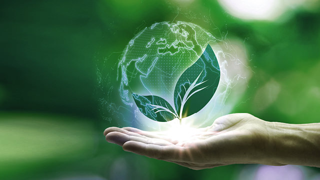 Green manufacturing technology symbol