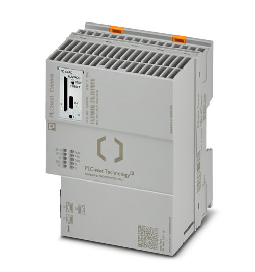 AXC F 3152 PLCnext Control: this controller will support TSN. It uses Ethernet hardware that has been validated with the TSN test tools, which made development considerably simpler.