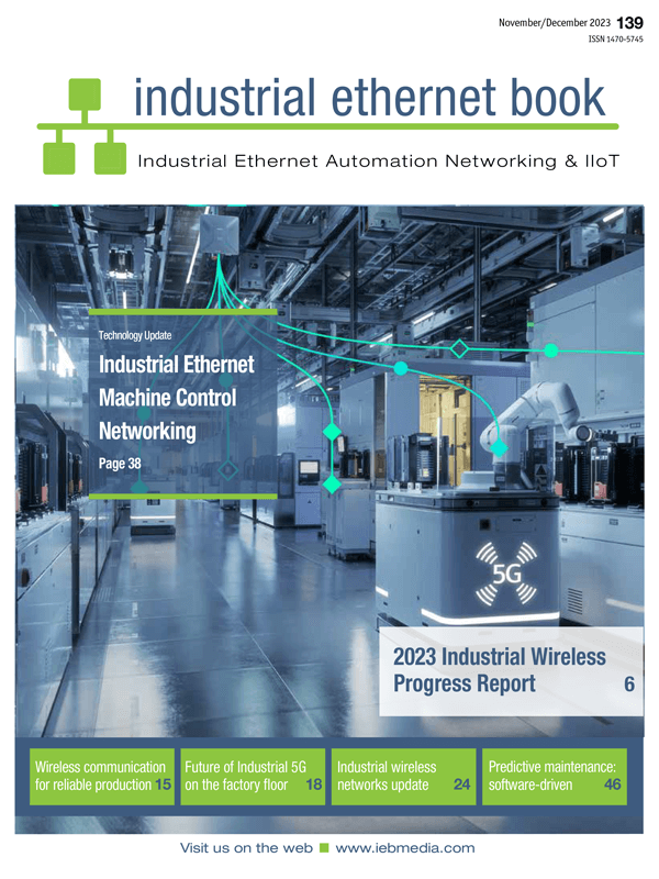 Industrial Ethernet Book November/December 2023 Cover