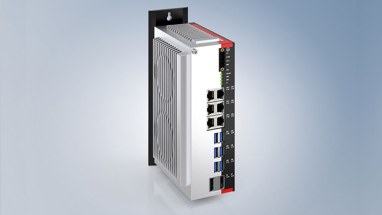 Industrial PC-based controllers from Beckhoff tackle multi-axis motion, machine learning and vision applications, reduced space requirements.