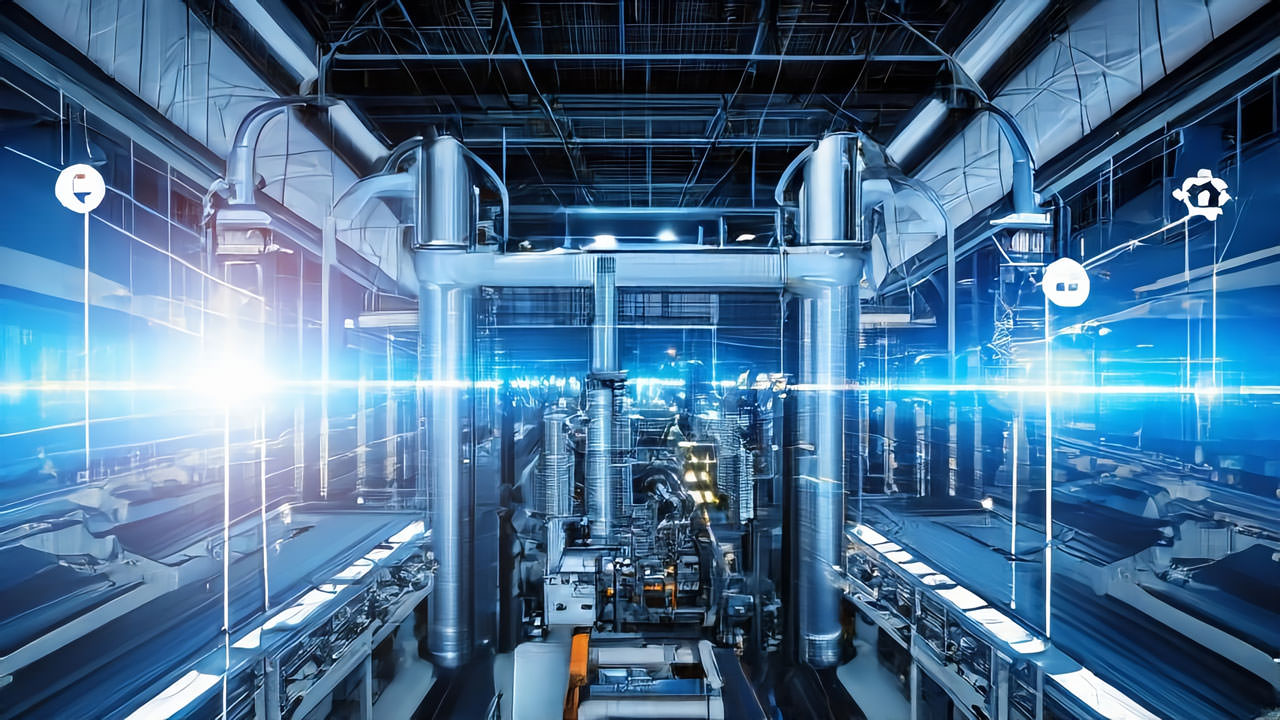 AI generated factory automation networ.king image