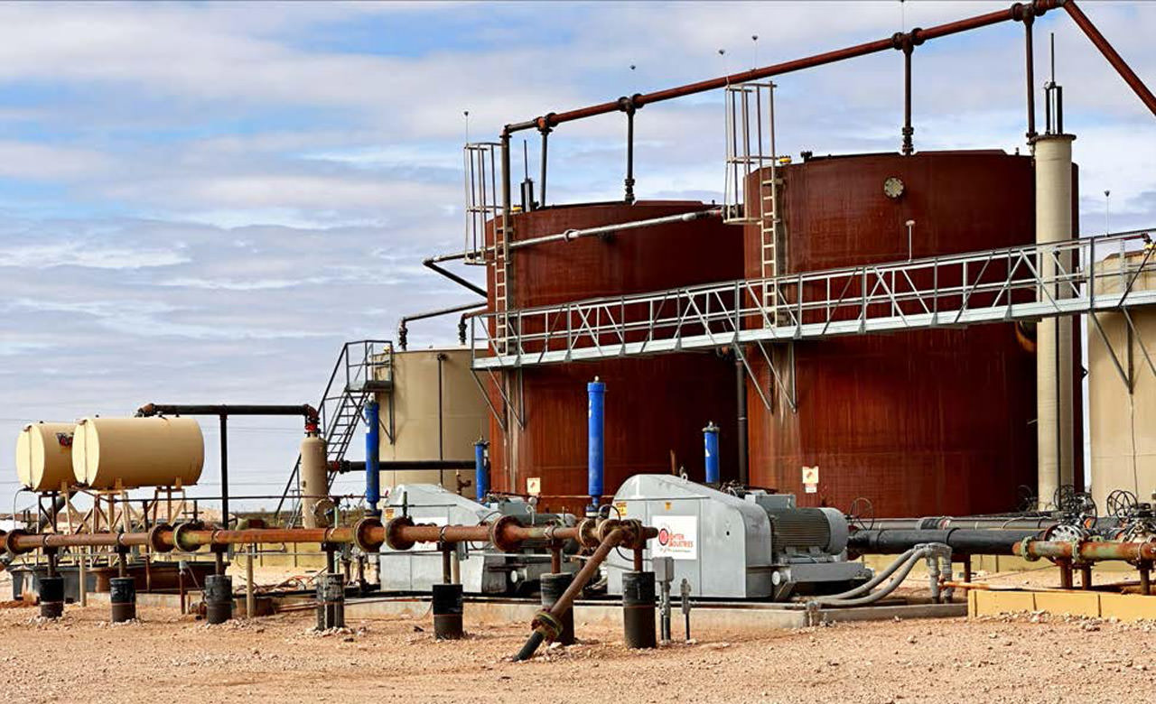 Point Energy Partners pump equipment at SWD site.