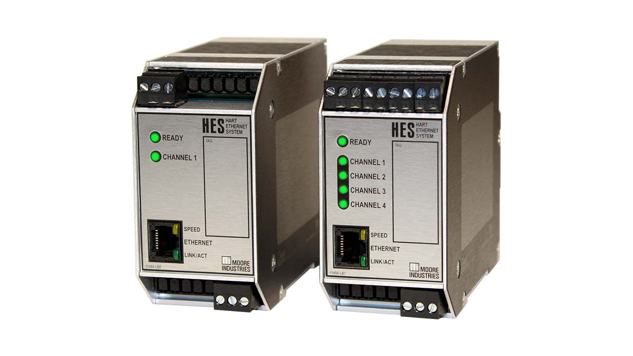 Moore Industries Introduces HART Tunneling for the HES HART to Ethernet Gateway System.
