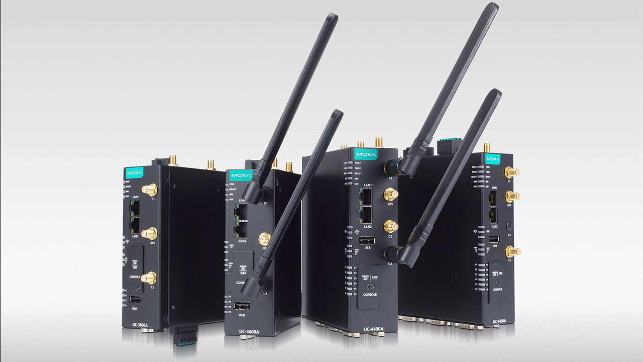 The UC-3400A and UC-4400A Series offer the advantage of dual wireless connectivity, integrating both cellular and Wi-Fi capabilities in a single computer.