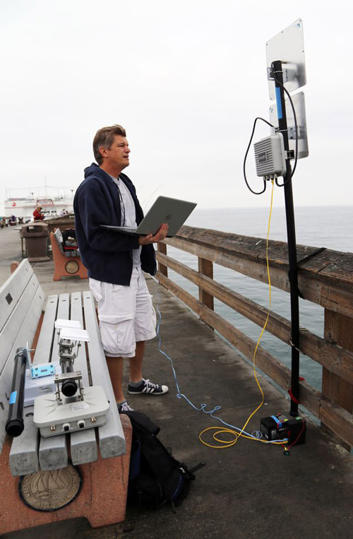 Site survey measures actual signal strength, identifies dead spots, and detects sources of interference throughout the area.