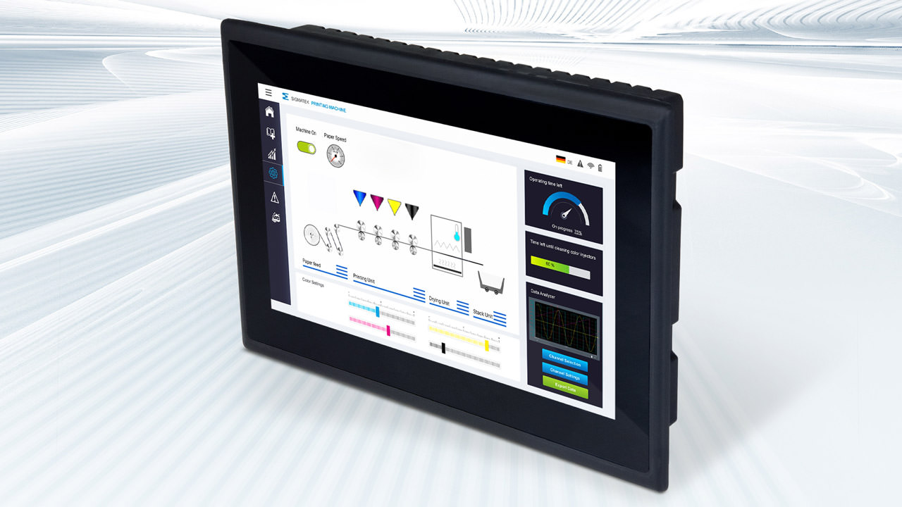Multitouch panel combines high performance, brilliant (web) visualization and interfaces.