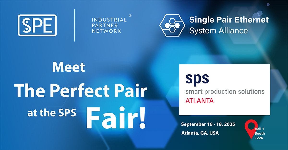 Single Pair Ethernet at the SPS Fair in the US