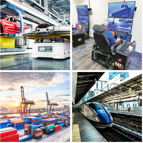 URWB has been used across different industrial settings to support mission-critical applications that require near-zero latency and uninterrupted hand-offs.