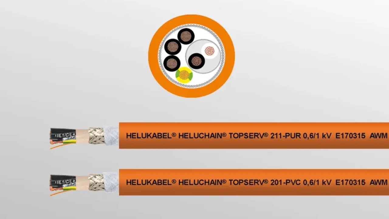 Helukabel New Servo Cables for Drag Chains