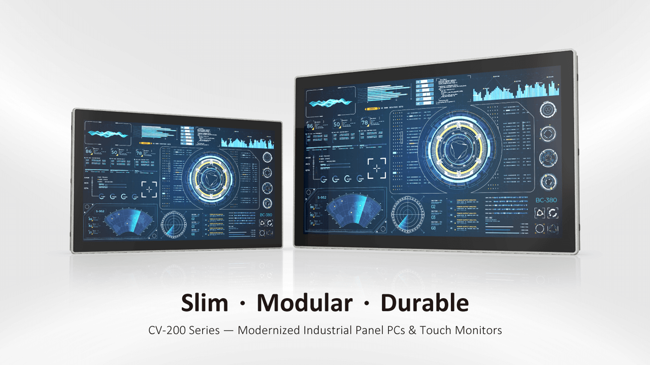 Rugged edge computing brand—Cincoze has unveiled its all-new CV-200 Series slim-bezel industrial displays.