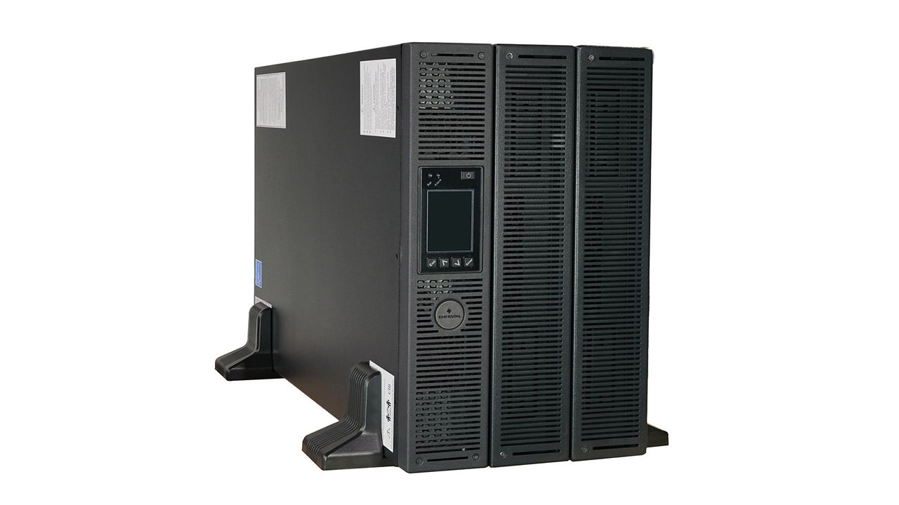 The SolaHD S4KD 6kVA and 10kVA online double conversion UPS from Emerson has been upgraded to feature rugged full-steel construction, factory-installed network communications, and intelligent power management capabilities