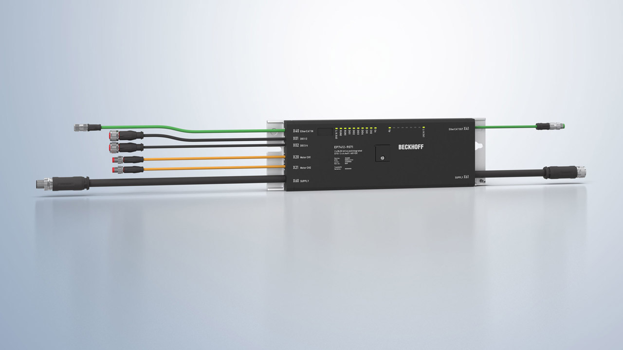 The EP741x MDR controllers from Beckhoff set new standards for safety, efficiency, and modularity in an automated material flow.