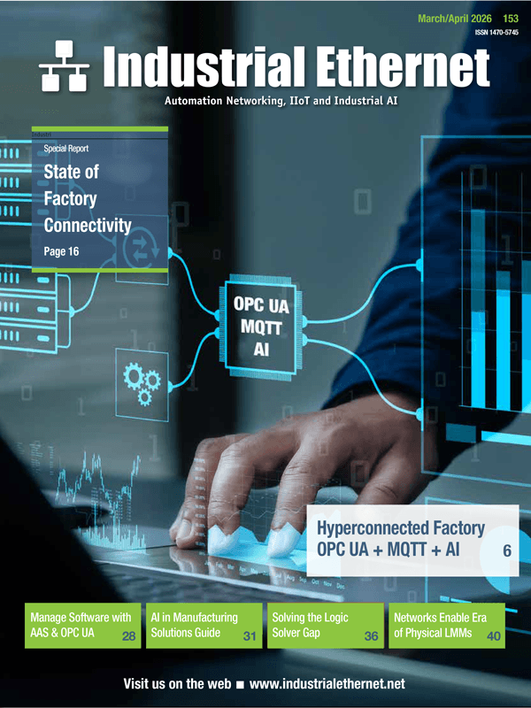 OPC UA + MQTT + AI March/April 2026 Industrial Ethernet magazine