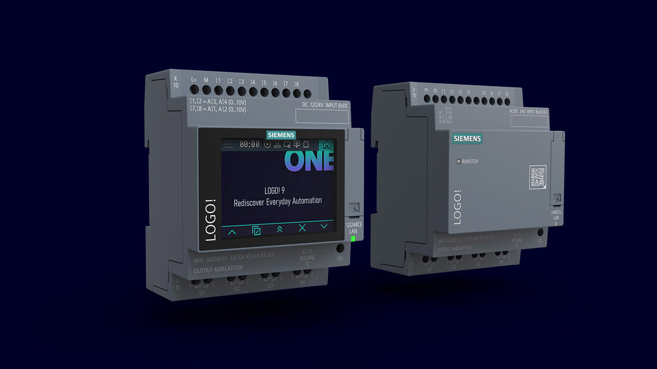 New LOGO 9! logic controller from Siemens provides response to higher requirements for compact controllers in building and industrial automation, plus double the block function count and more I/O capacity for more complex and versatile logic applications.