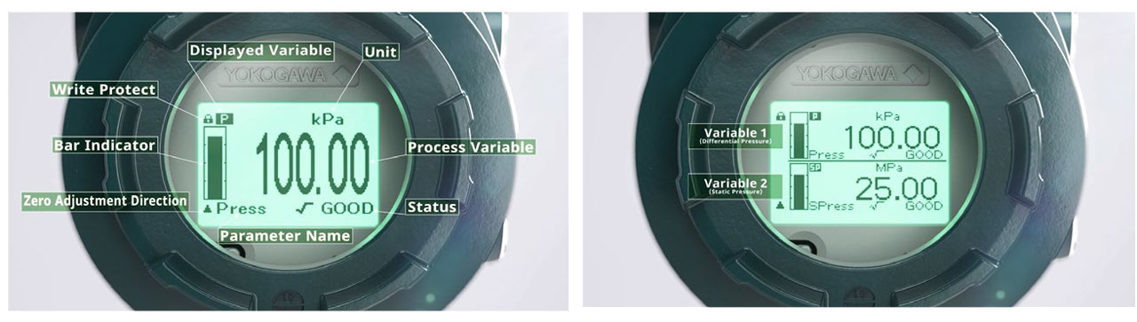 Versatile parameter and device data display