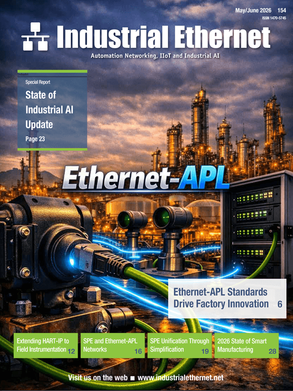 May/June cover of Industrial Ethernet magazine