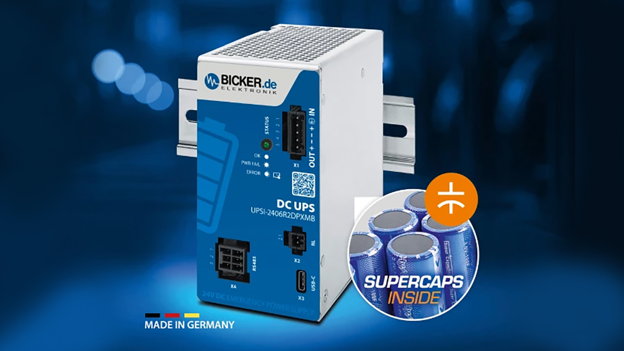 Emergency power supply now with USB-C and Modbus communication