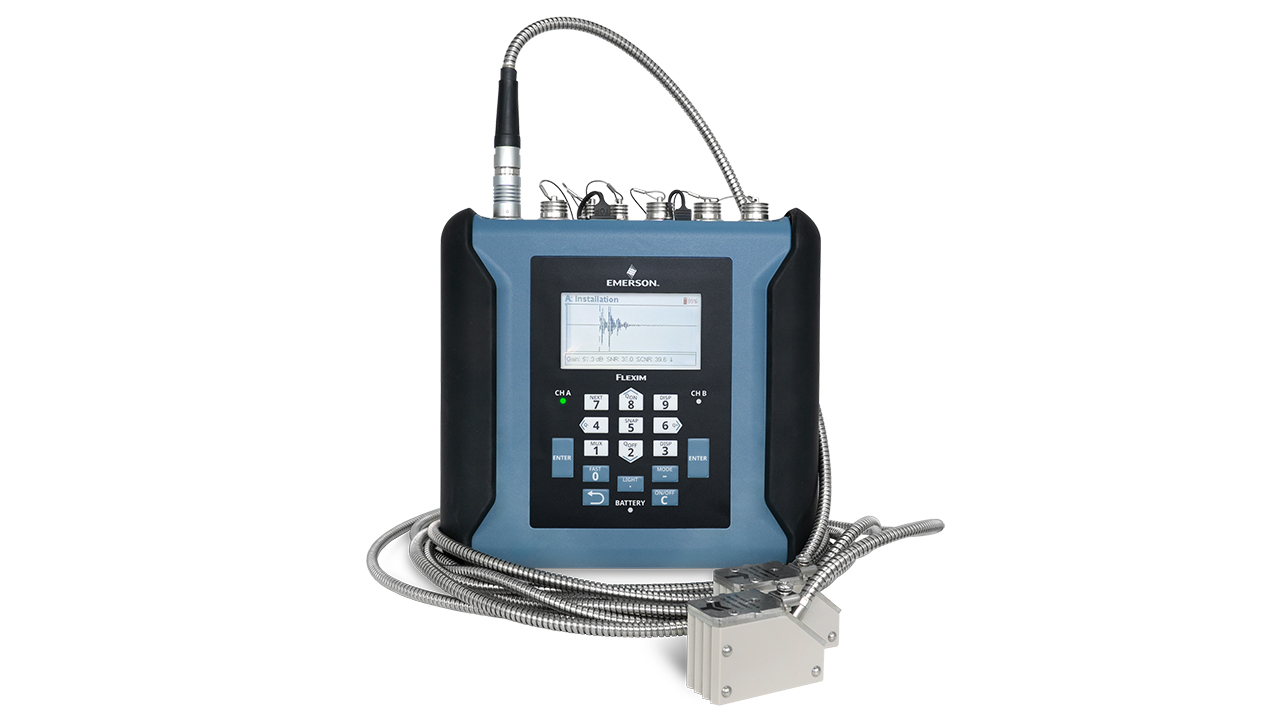 Emerson’s Flexim FLUXUS 631 series delivers non-intrusive, on-demand flow measurement, verification and condition monitoring beyond the limits of fixed meters.