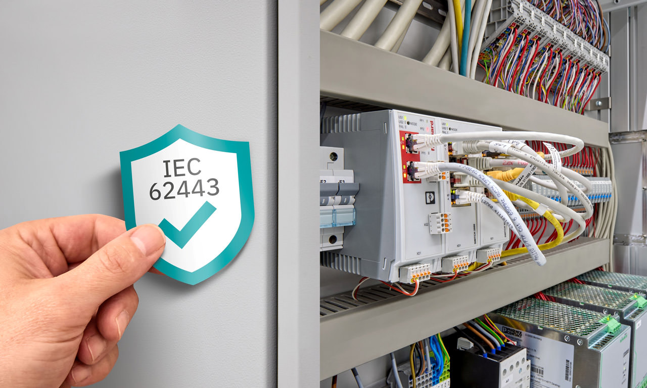 Figure 4: Network components from Phoenix Contact are certified in accordance with IEC 62443