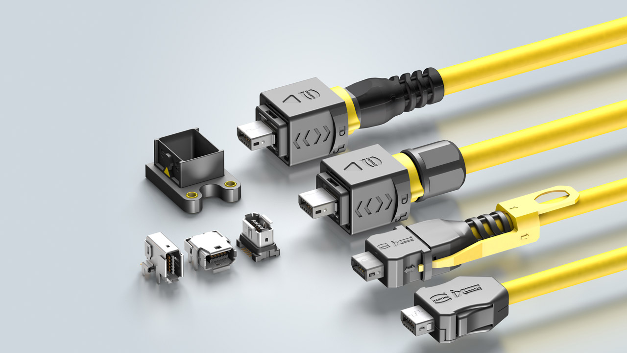 ODVA has specified the new compact and robust ix Industrial® Interface for Ethernet/IP. Its 75% smaller device interface is designed especially for industrial-grade network connections.