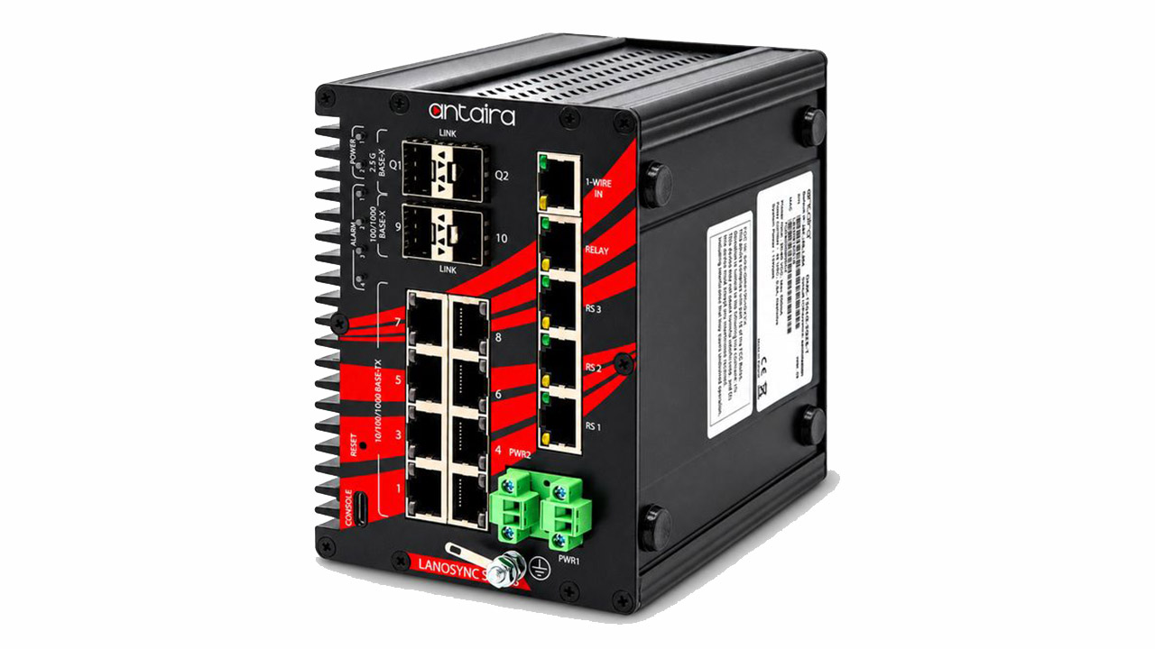 LanoSync™ Q-Series Industrial Network Switches Combining Precision Timing and Rugged Reliability