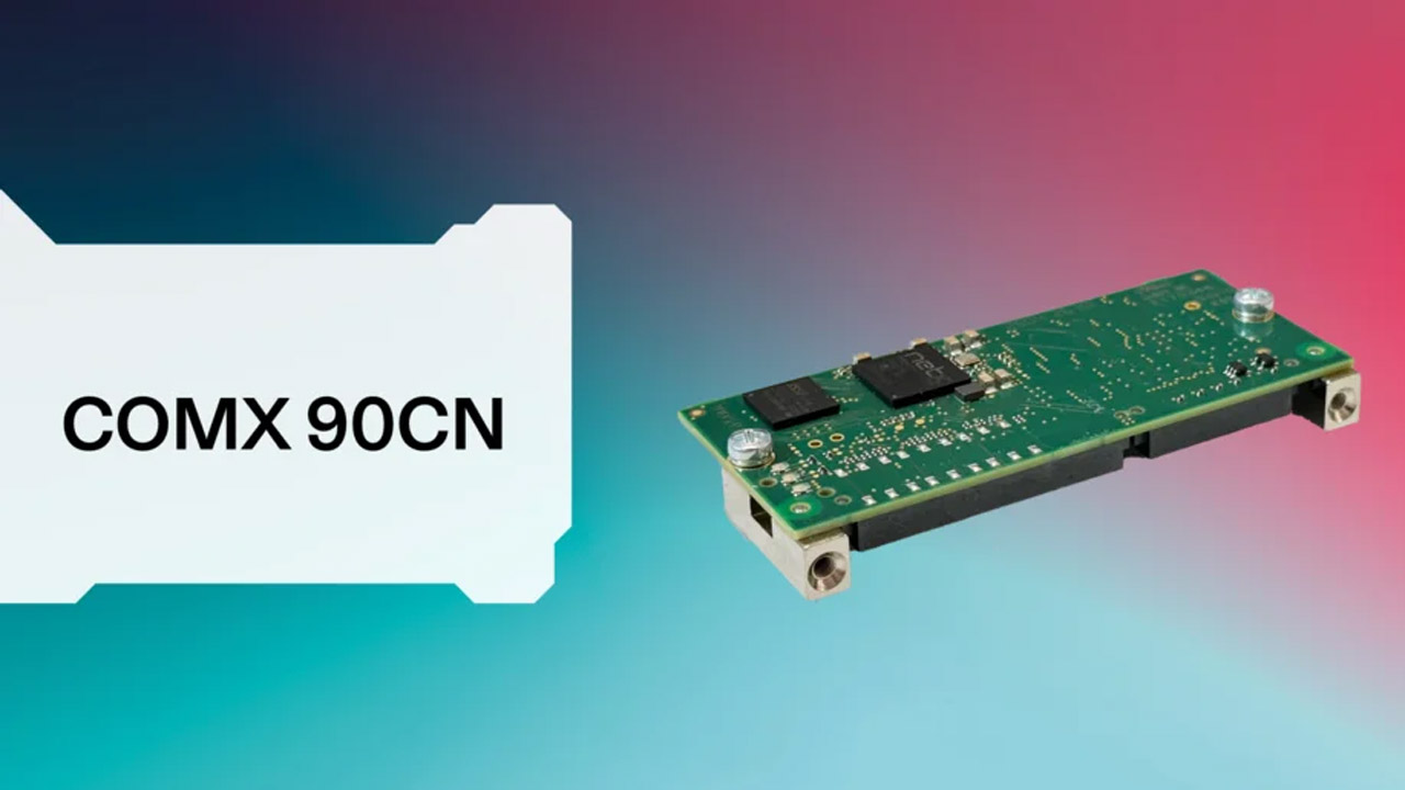 The new comX 90CN communication module from Hilscher North America gives device manufacturers greater flexibility in network interface placement.
