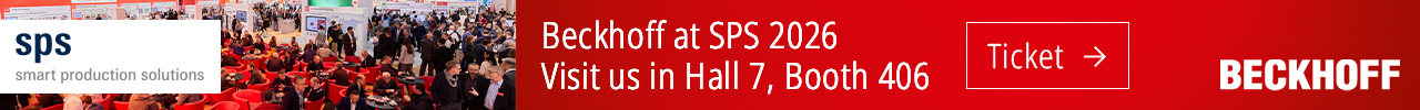 Beckhoff ad for 2026 SPS Show