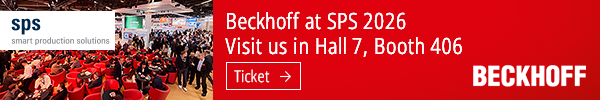 Beckhoff ad for 2026 SPS Show